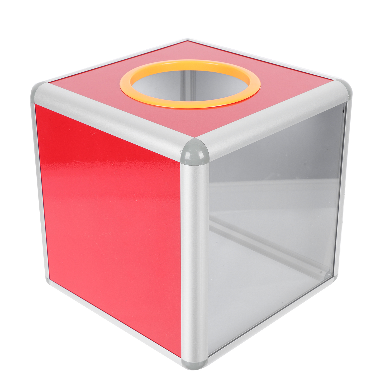 투명 연례 회의 복권 상자 분리형 복권 상자 그리기 상자